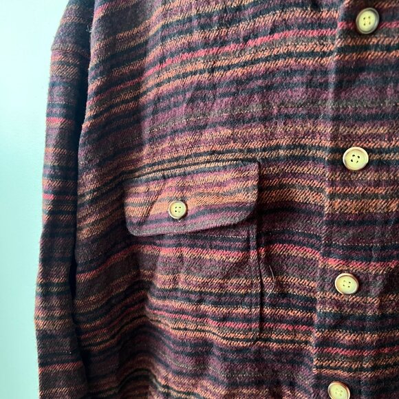 Vintage Y2K Grunge Structure Plaid Flannel Shirt Men's Size XL - Picture 4 of 8